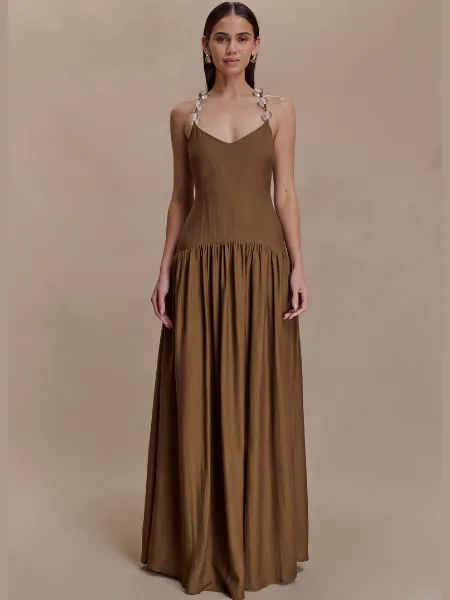 Darling Linen Maxi Dress